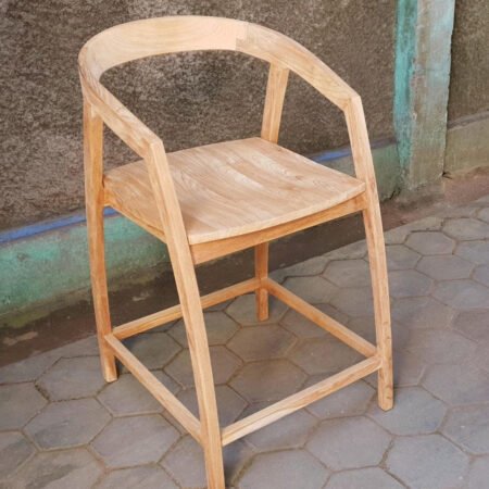 Retro Teak Barstool